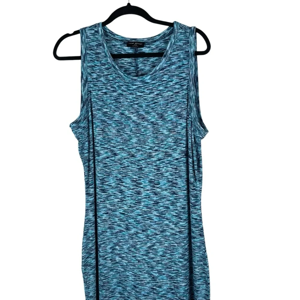 Lane Bryant Turquoise Marbled Bodycon Dress size 18/20
